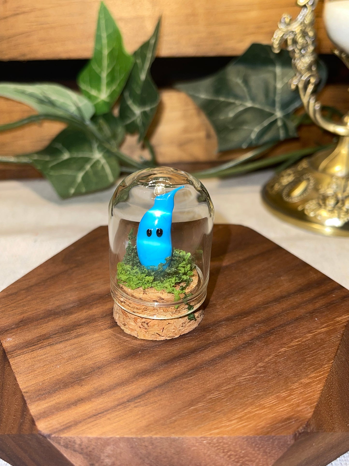 Glass Will of the Wisps in a Glass Dome