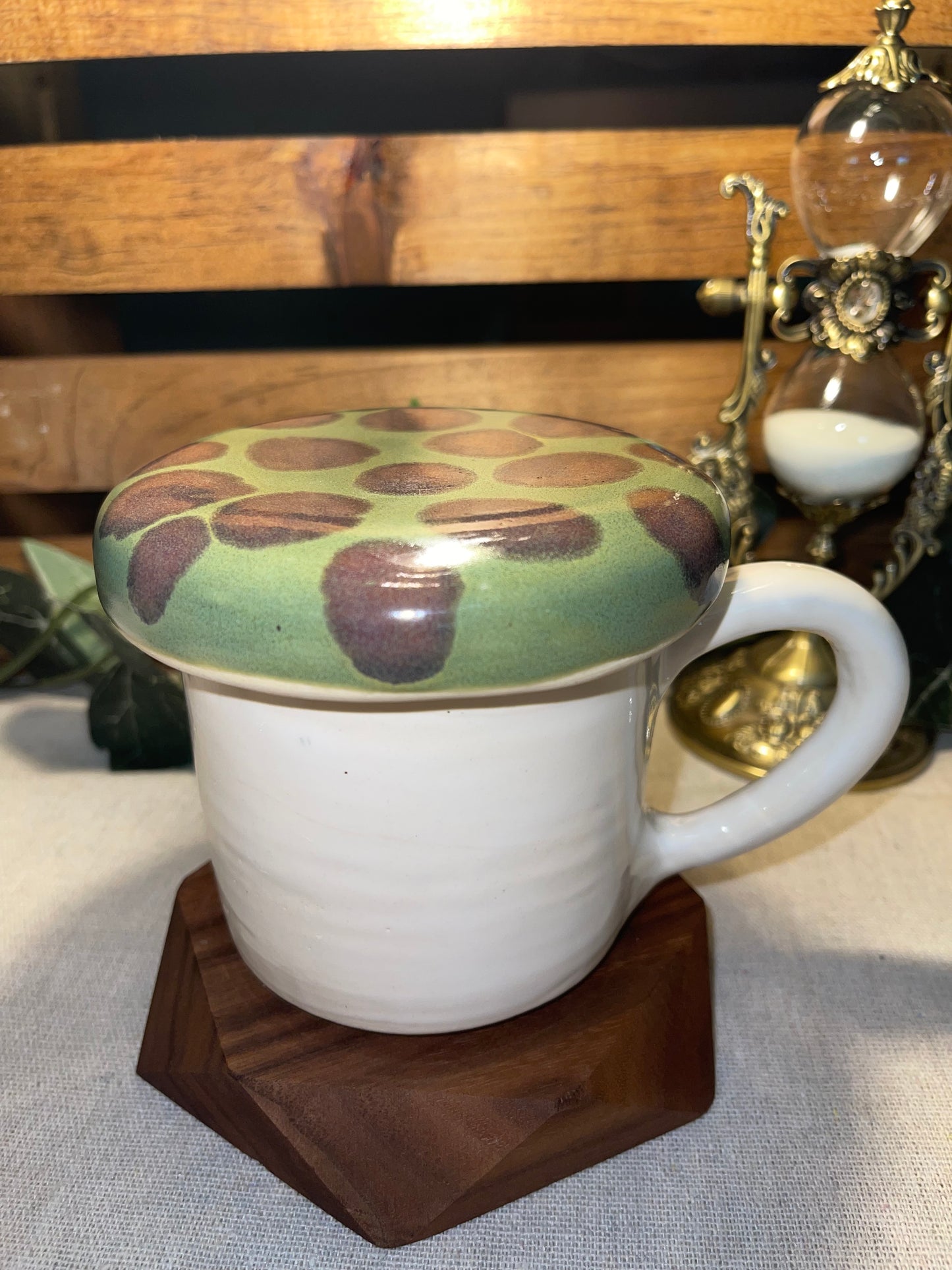 Lidded Mushroom Mug