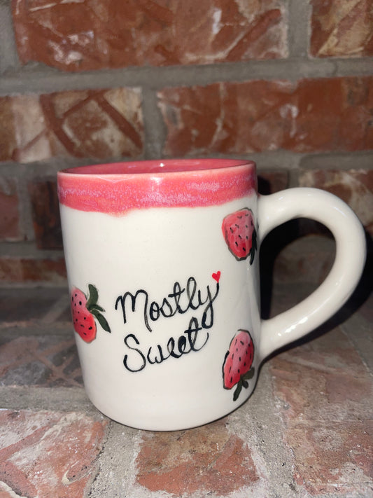 Mostly Sweet Strawberry Mug