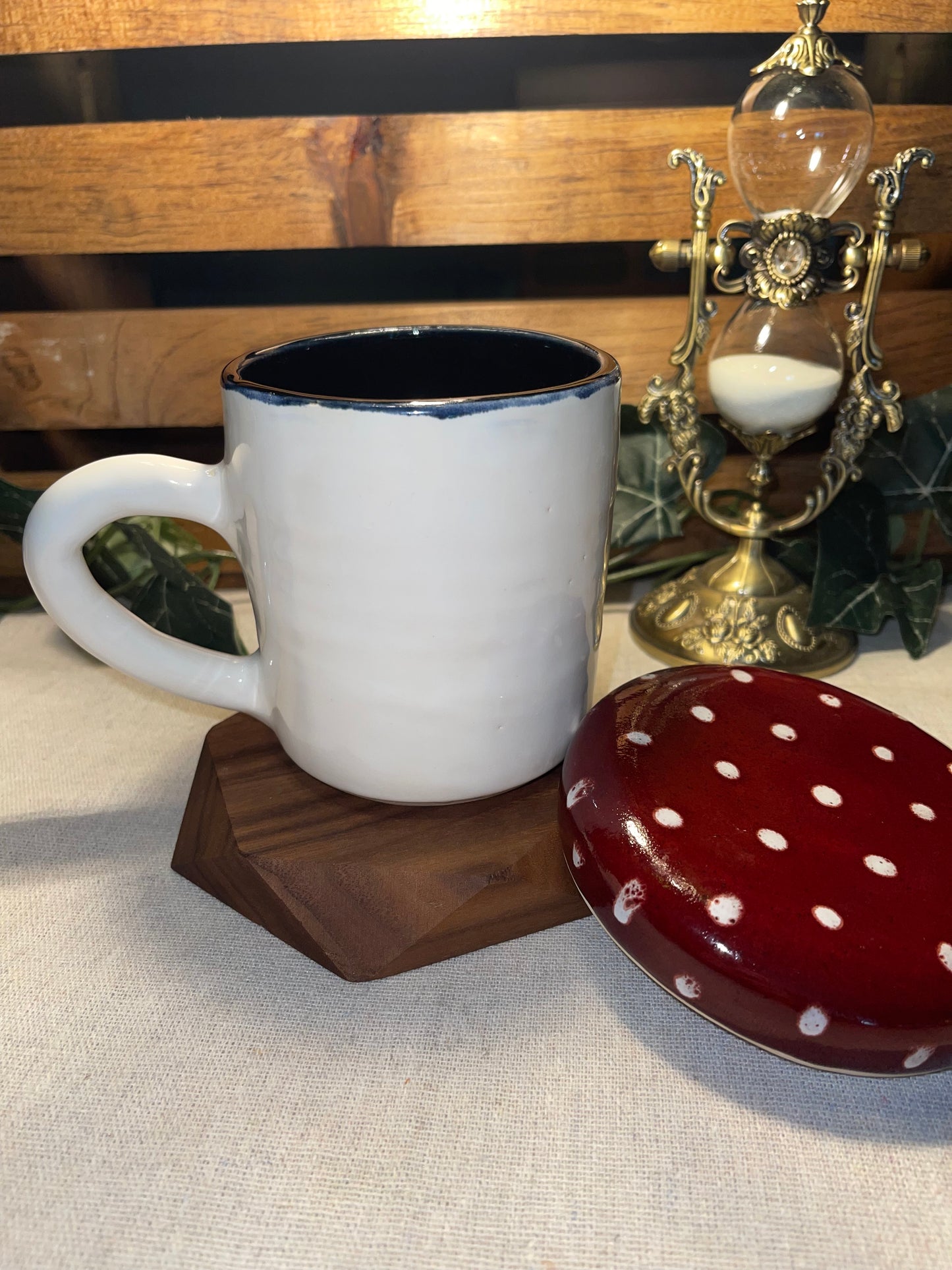 Mushroom Lidded Mug