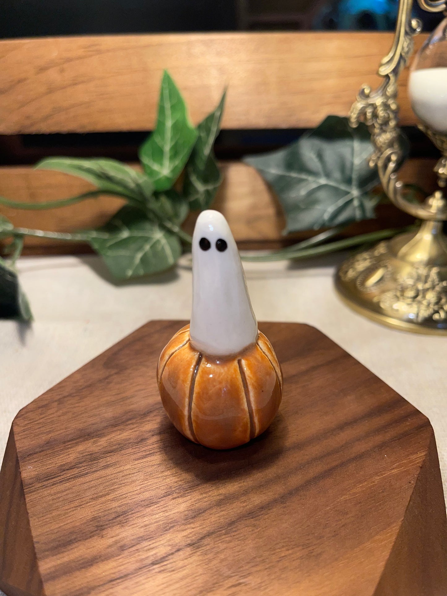 Ghost on a Pumpkin