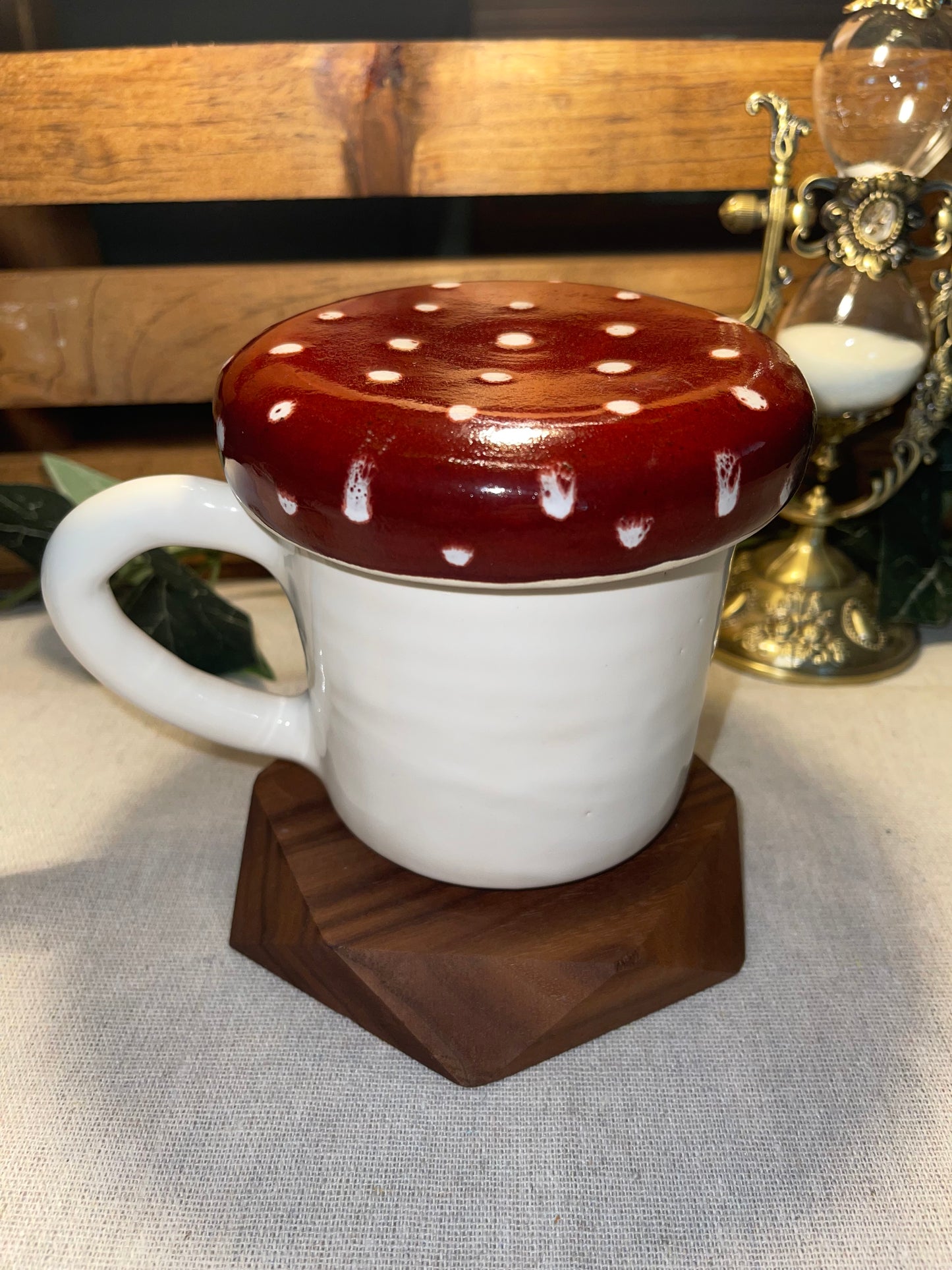 Mushroom Lidded Mug