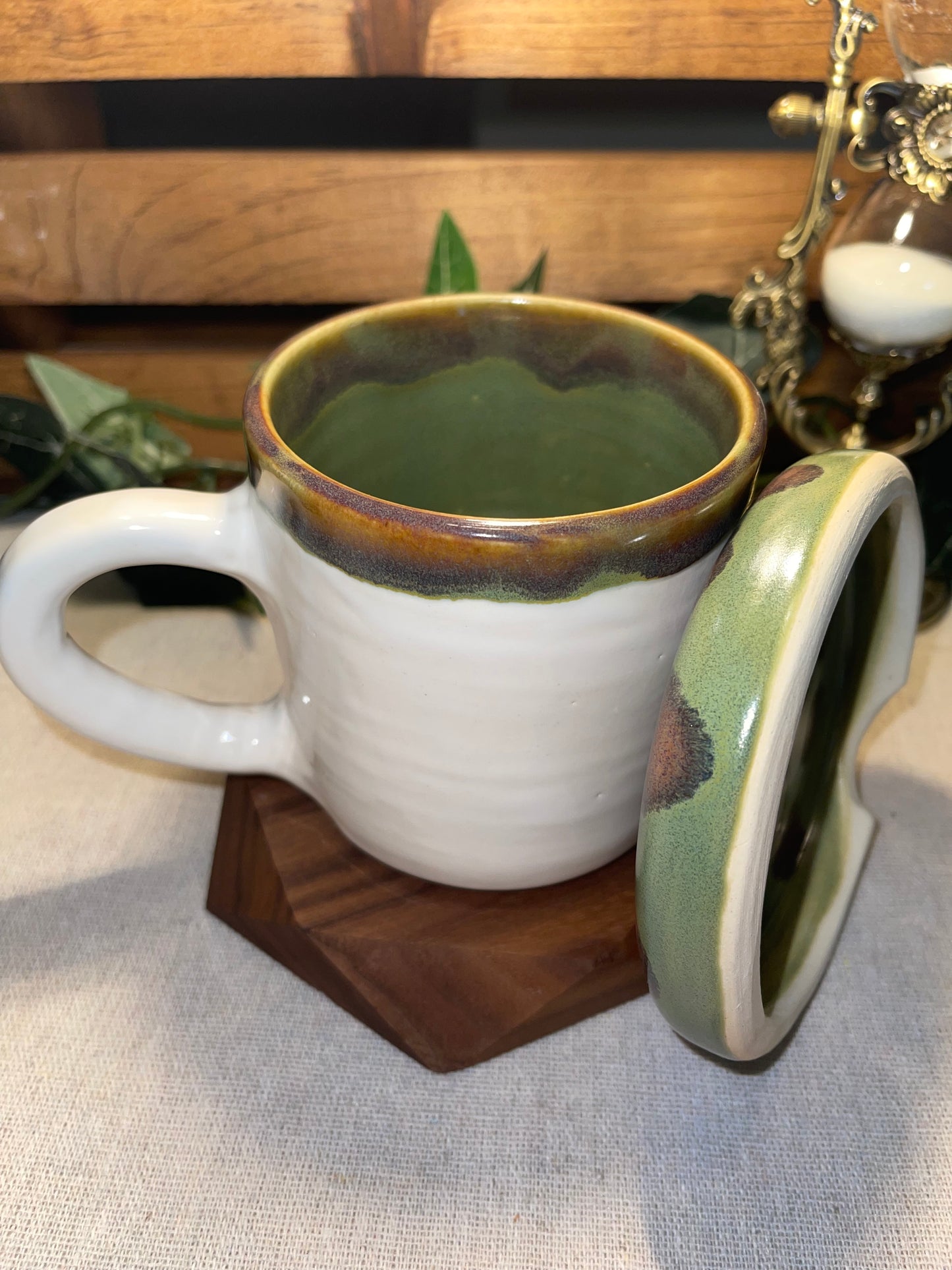 Lidded Mushroom Mug