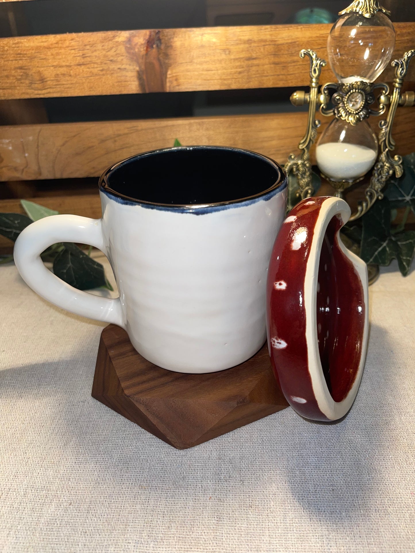 Mushroom Lidded Mug