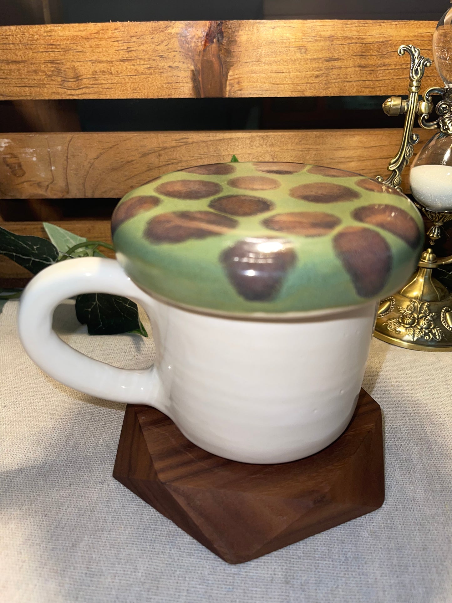 Lidded Mushroom Mug