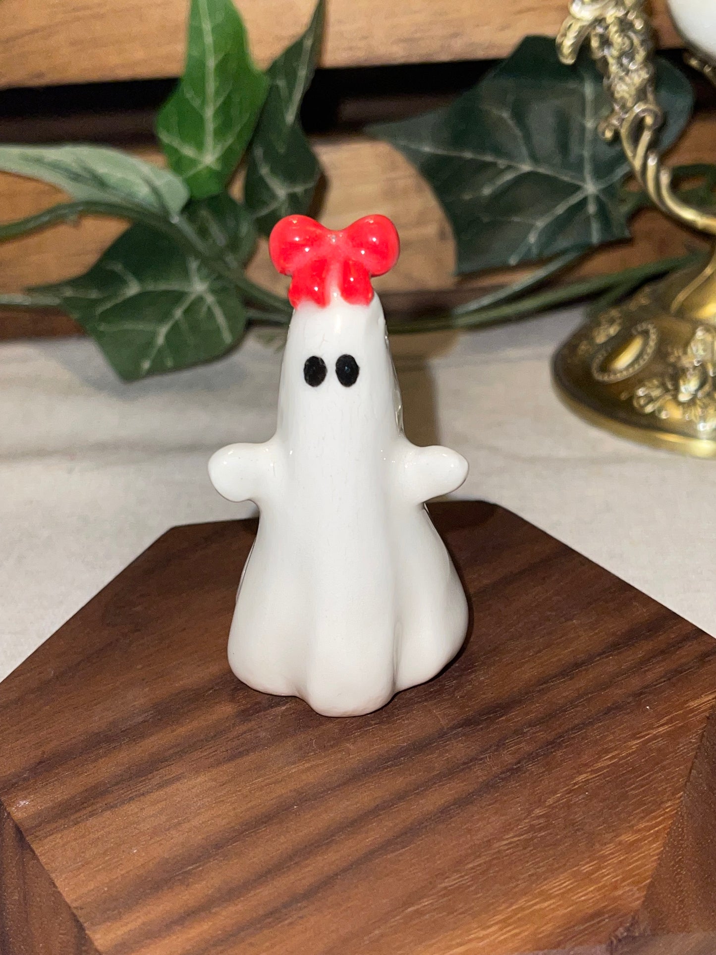 Ghost and Red Bow