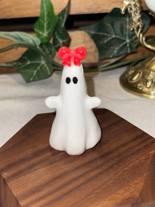 Ghost and Red Bow